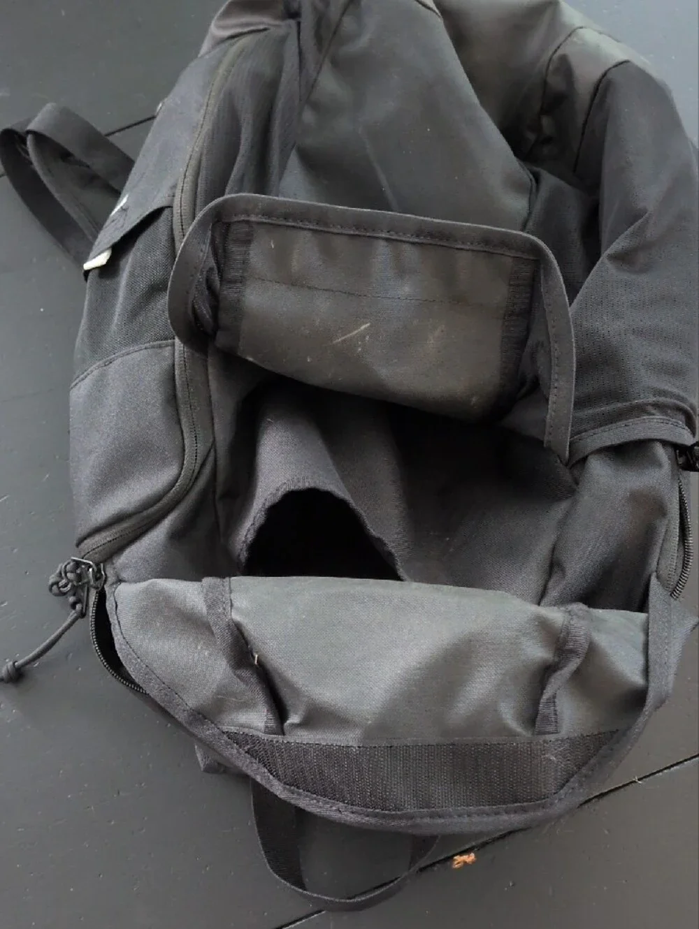 Nike Black Soccer Backpack with rain cover